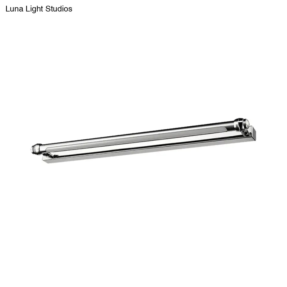 DecorBites™ Modern LED Indoor Vanity Lamp - Stainless Steel, Chrome Finish