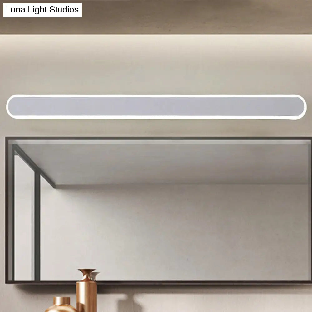 DecorBites™ Modern LED Vanity Lamp for White Bathroom Mirror - Available in White/Warm Light, 3 Sizes