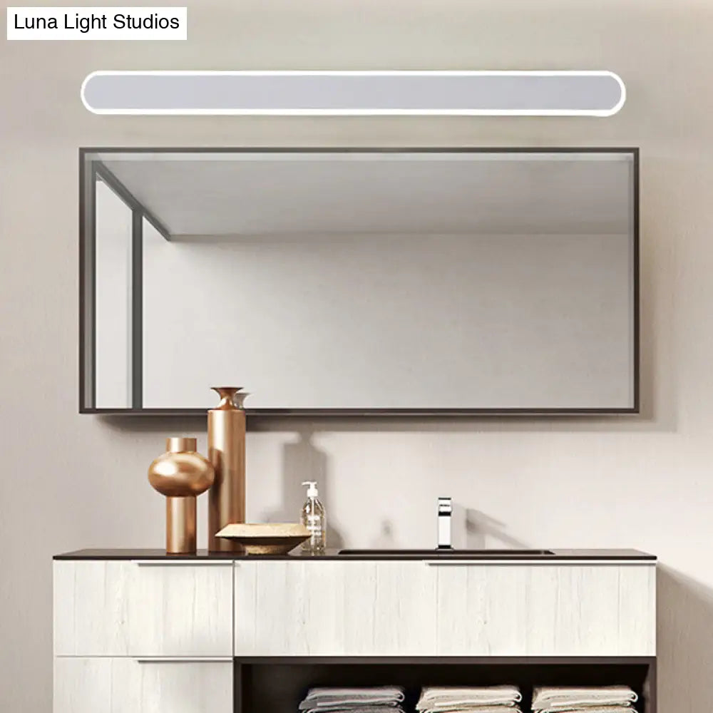 DecorBites™ Modern LED Vanity Lamp for White Bathroom Mirror - Available in White/Warm Light, 3 Sizes