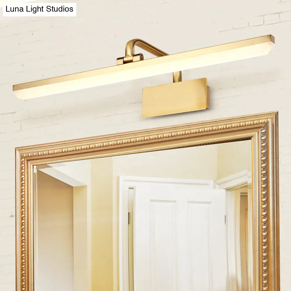 DecorBites™ Modern LED Vanity Lamp with Acrylic Swivel and Bar Design for Bath