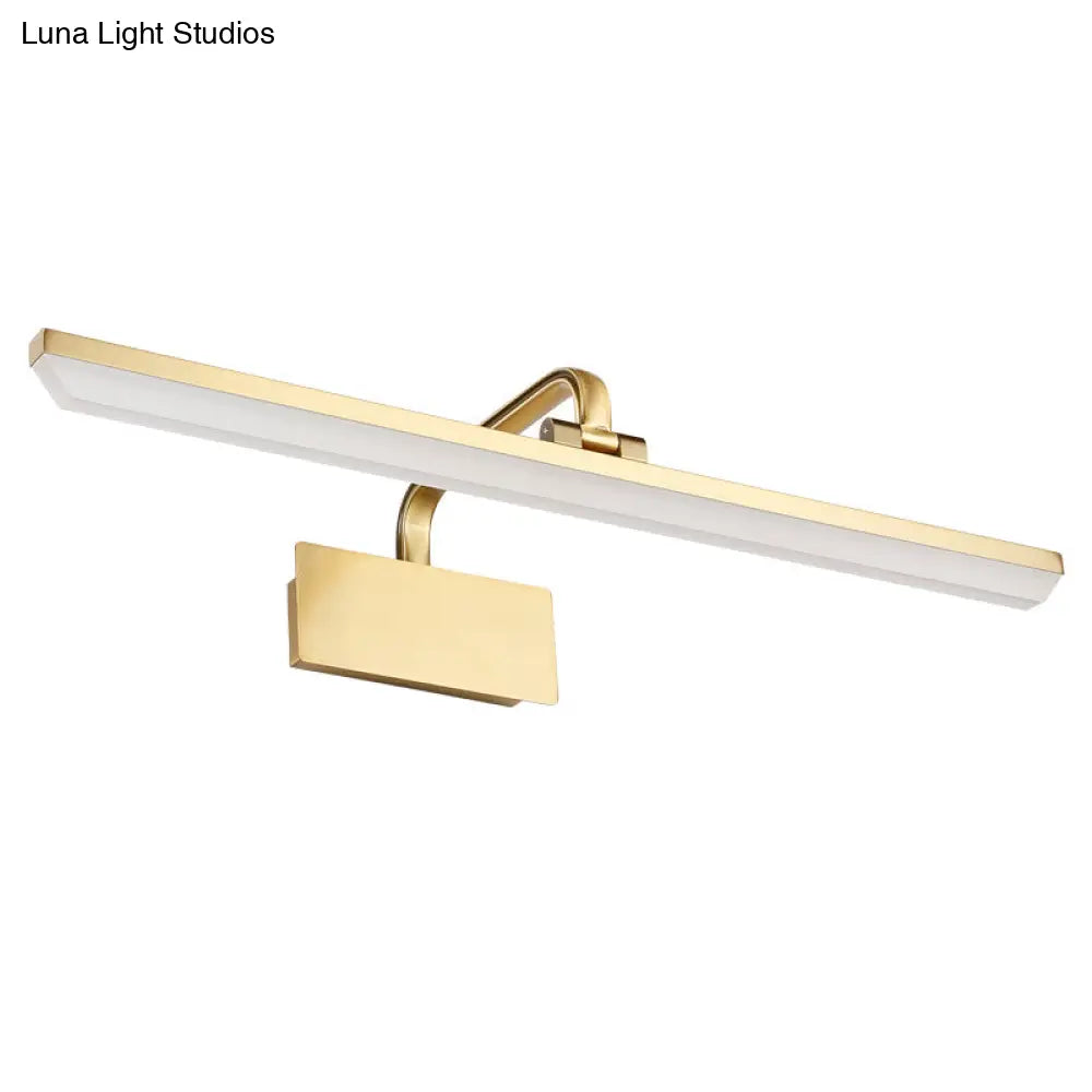 DecorBites™ Modern LED Vanity Lamp with Acrylic Swivel and Bar Design for Bath
