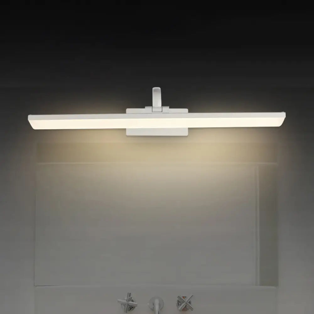 DecorBites™ Modern LED Vanity Lamp with Acrylic Swivel and Bar Design for Bath
