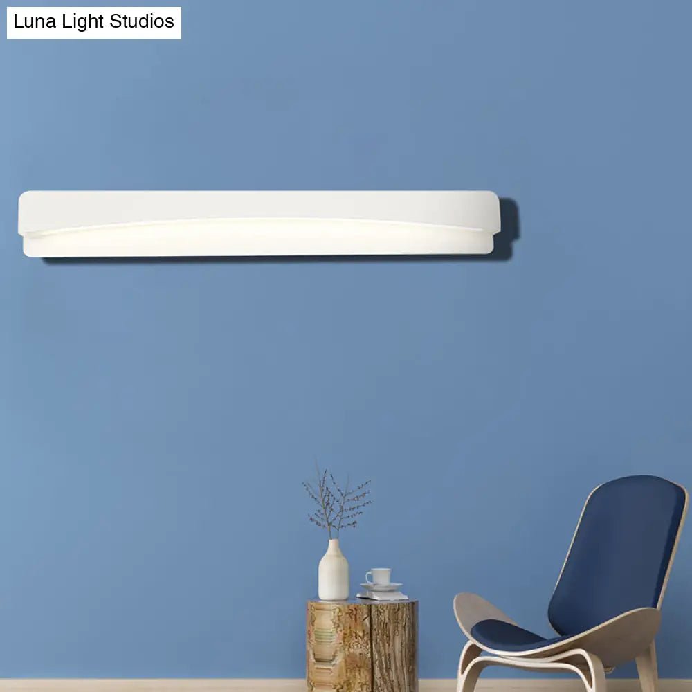 DecorBites™ Modern LED Vanity Light Fixture - Wall Mounted Acrylic Rectangular Design in Natural White Light, 16.5"/20.5"/24.5" Wide