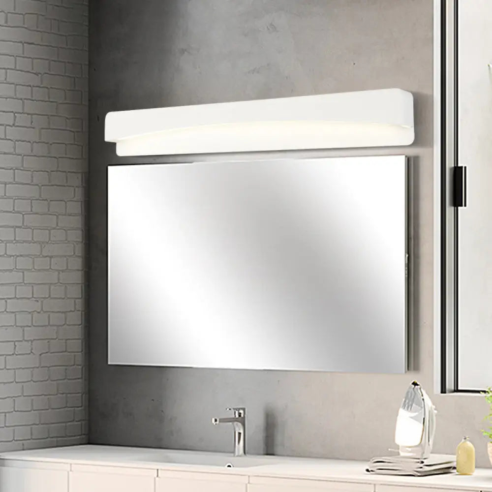 DecorBites™ Modern LED Vanity Light Fixture - Wall Mounted Acrylic Rectangular Design in Natural White Light, 16.5"/20.5"/24.5" Wide