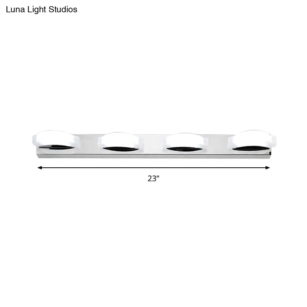 DecorBites™ Modern LED Vanity Mirror Light with Rotatable Acrylic Design and Warm/White Lighting - Perfect for Bathrooms