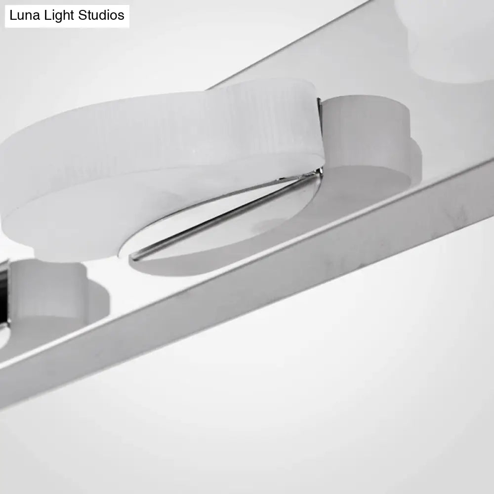 DecorBites™ Modern LED Vanity Mirror Light with Rotatable Acrylic Design and Warm/White Lighting - Perfect for Bathrooms
