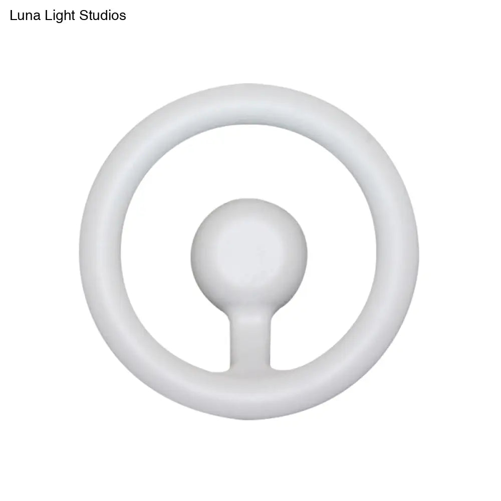 DecorBites™ Modern LED Wall Sconce with Black/White Aluminum Shade for Bedroom