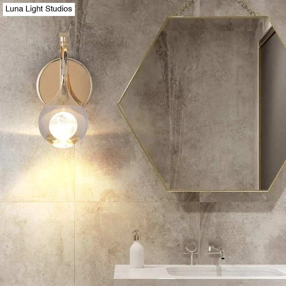 DecorBites™ Modern Luxurious Crystal Led Wall Lamp Sconce for Bedroom