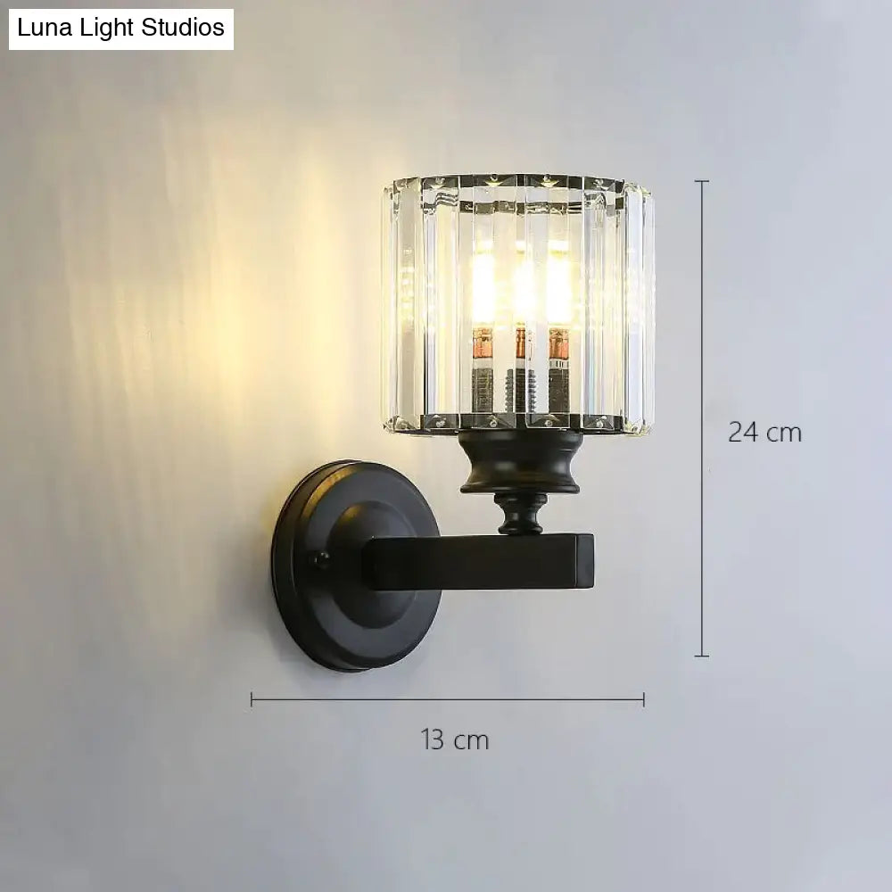 DecorBites™ Modern Minimalist Wall Lamp with Glass Shade for Bedside Lighting Living Room Lighting