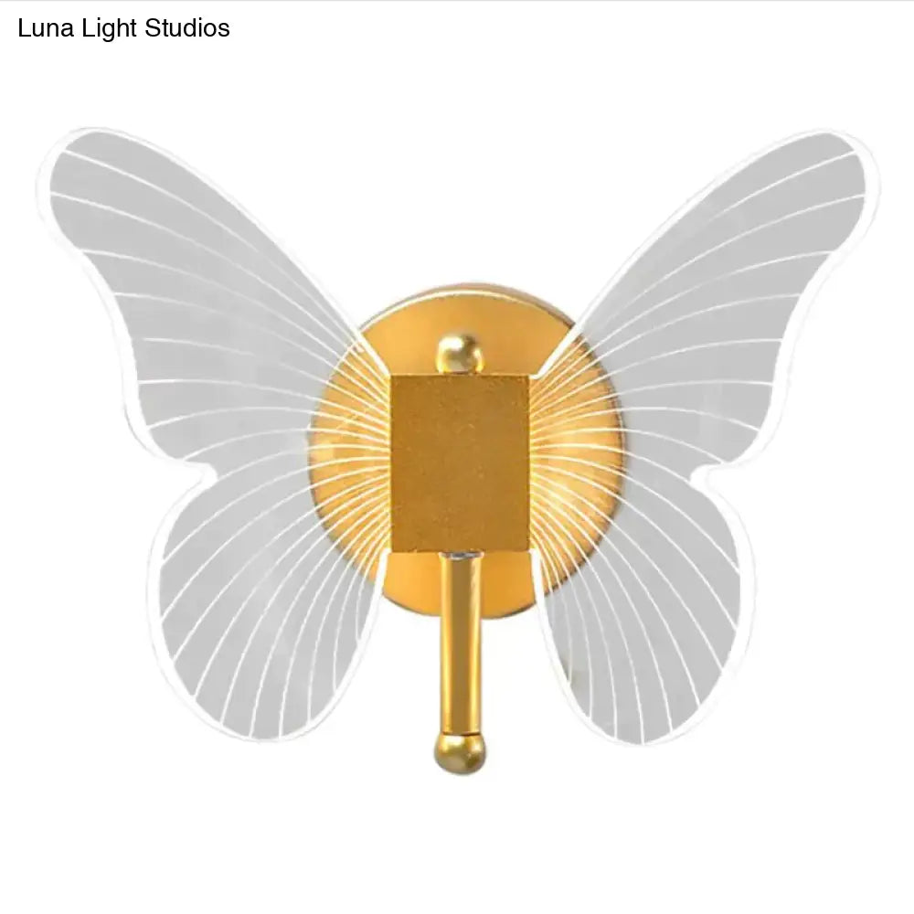 DecorBites™ Modern Nordic All Copper Led  Butterfly Wall Lamp