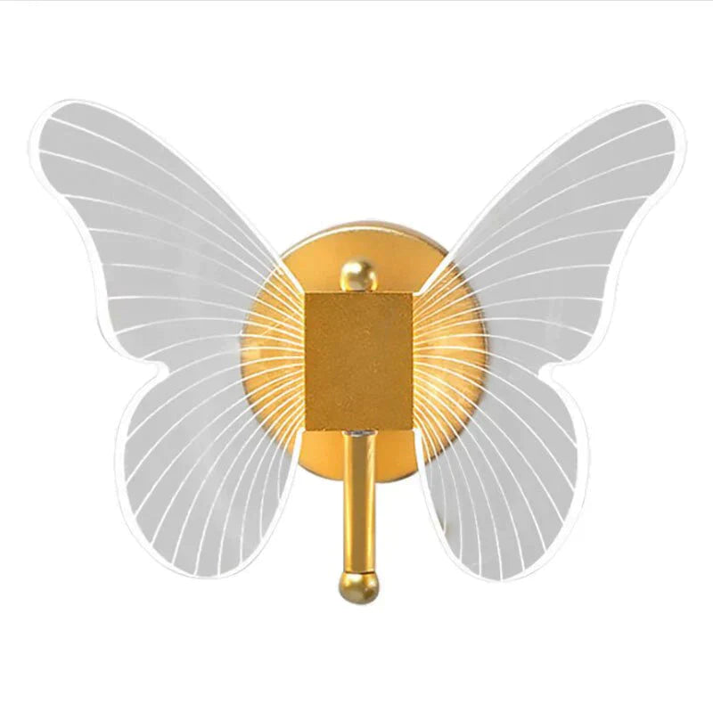 DecorBites™ Modern Nordic All Copper Led  Butterfly Wall Lamp
