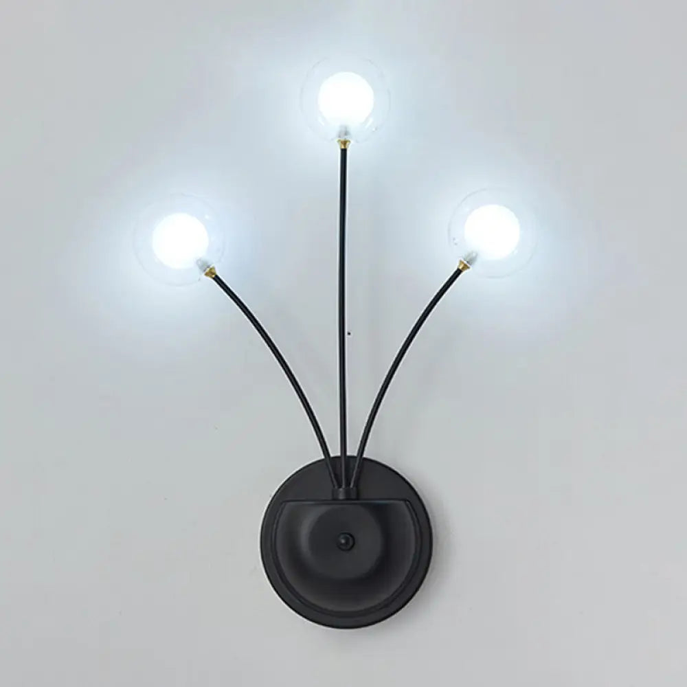DecorBites™ Modern Nordic Glass LED Wall Mounted Light for Shaded Living Rooms