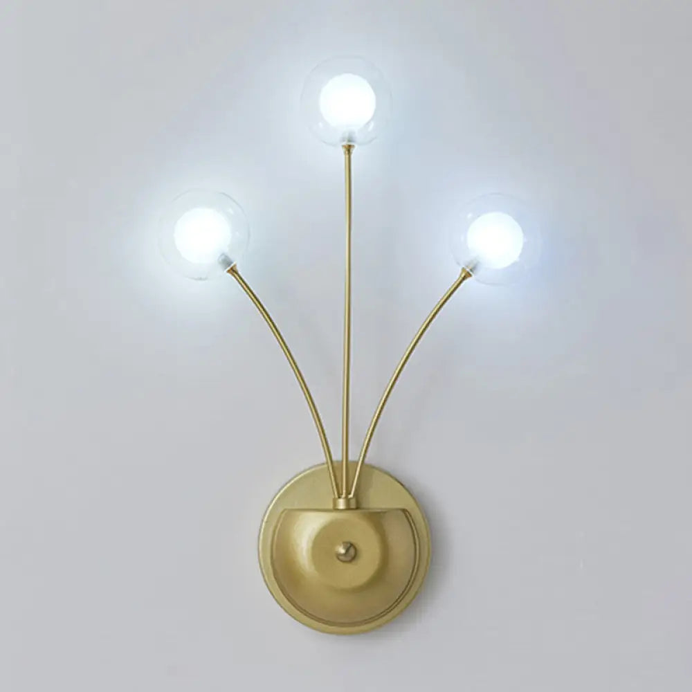 DecorBites™ Modern Nordic Glass LED Wall Mounted Light for Shaded Living Rooms