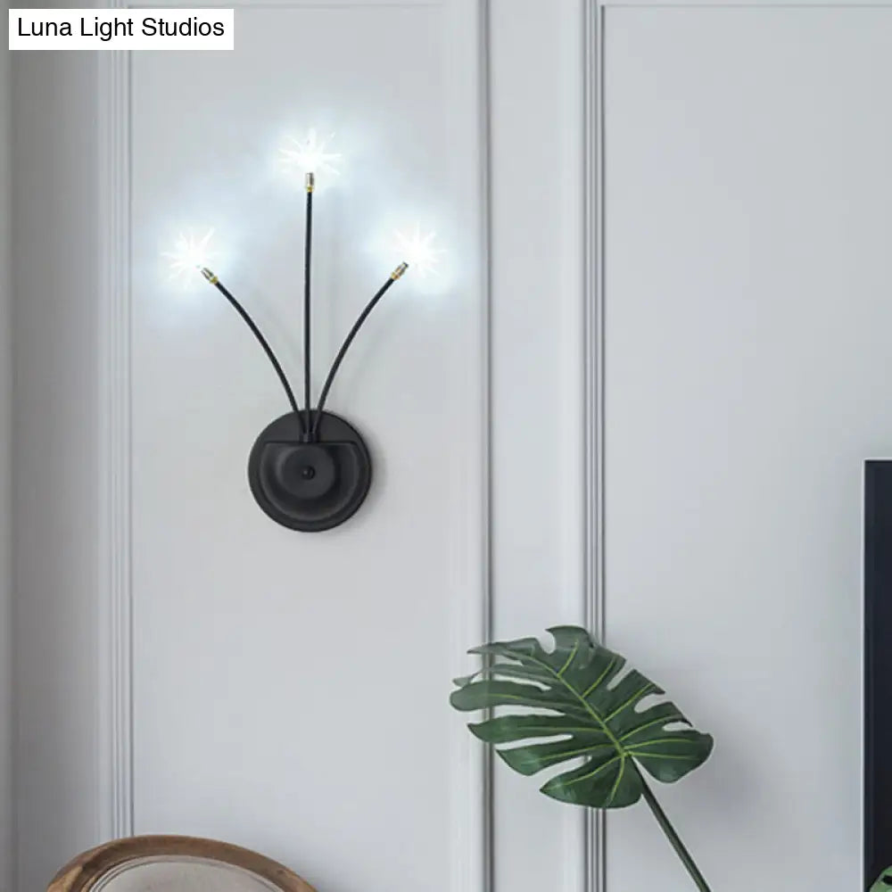 DecorBites™ Modern Nordic Glass LED Wall Mounted Light for Shaded Living Rooms