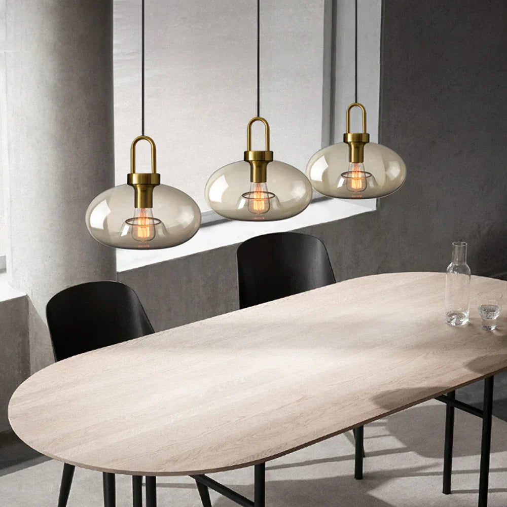 DecorBites™ Modern Nordic Glass Pendant Light for Kitchen & Restaurant