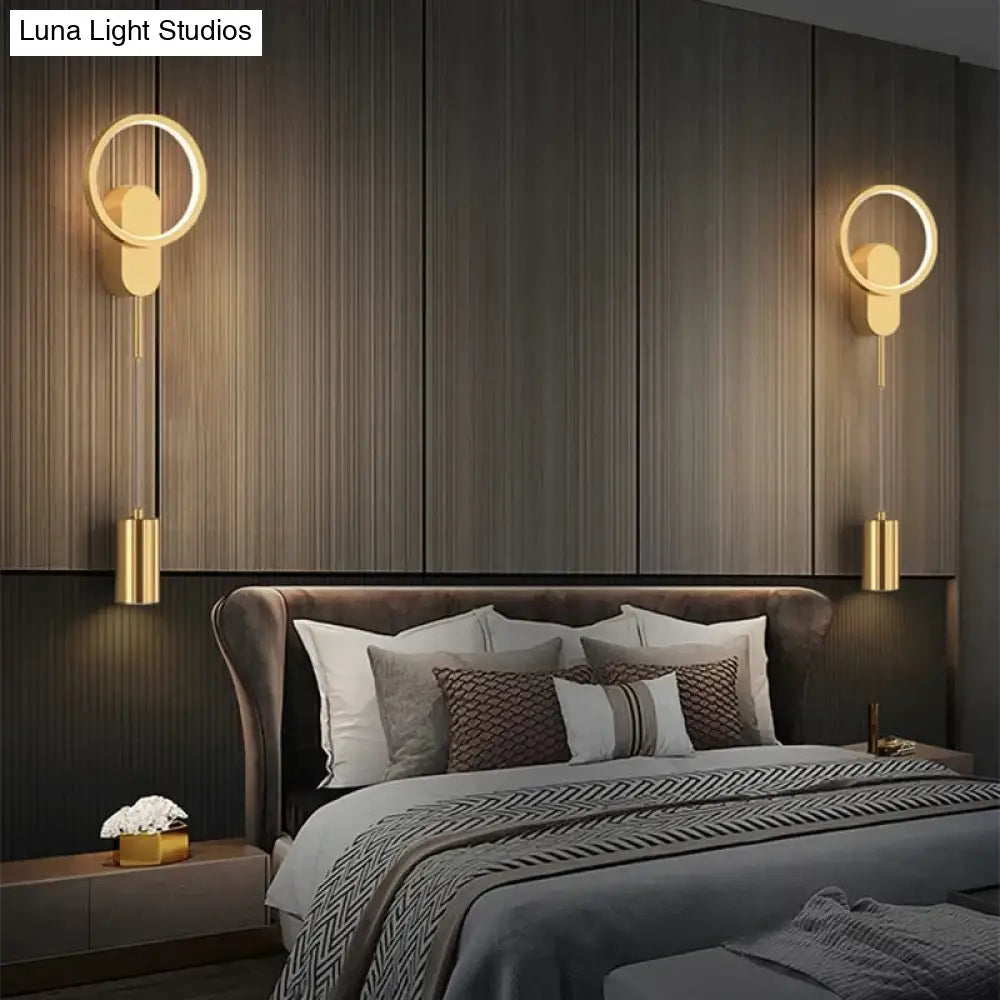 DecorBites™ Modern Nordic LED Wall Lamp For Bedroom Black/Gold