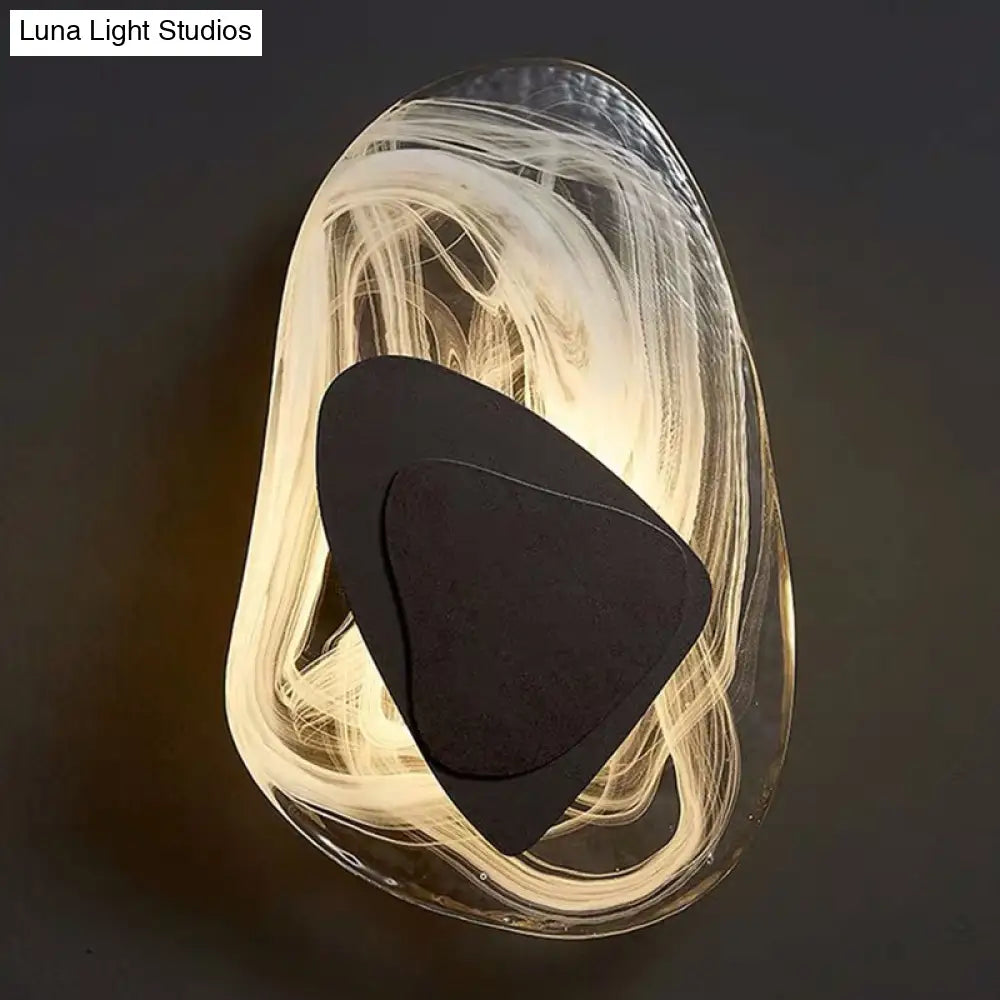 DecorBites™ Modern Nordic Sconce: Luxury Glass Wall Mount Light Fixture for Bedroom