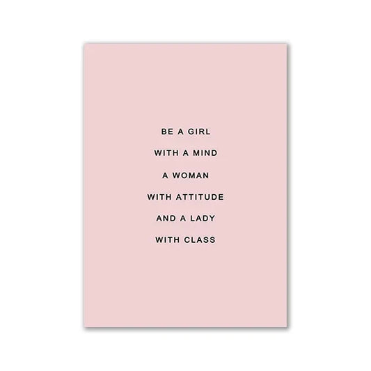 DecorBites™ Modern Pink Aesthetic Wall Art Decor
