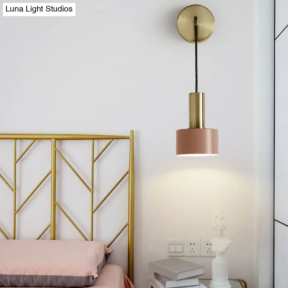 DecorBites™ Modern Small Wall Mounted Metallic Bedside Reading Light