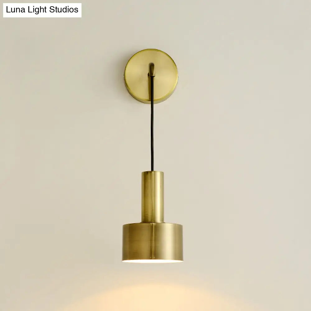 DecorBites™ Modern Small Wall Mounted Metallic Bedside Reading Light