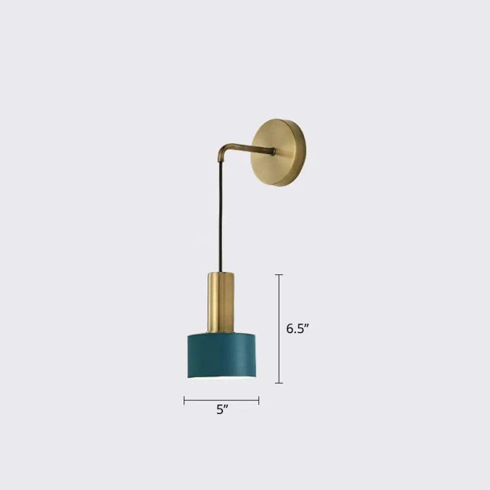 DecorBites™ Modern Small Wall Mounted Metallic Bedside Reading Light