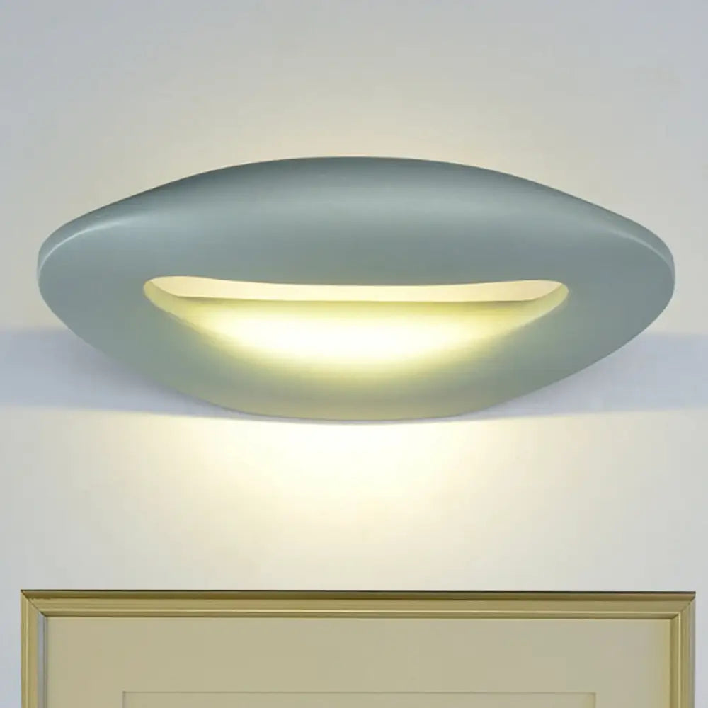 DecorBites™ Modern Smiling Face LED Wall Lamp for Corridors - Black/White