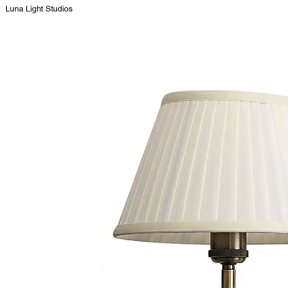 DecorBites™ Modern Swing Arm Paper Wall Mount Lamp with Shade - 1 Light White/Beige Sconce for Living Room