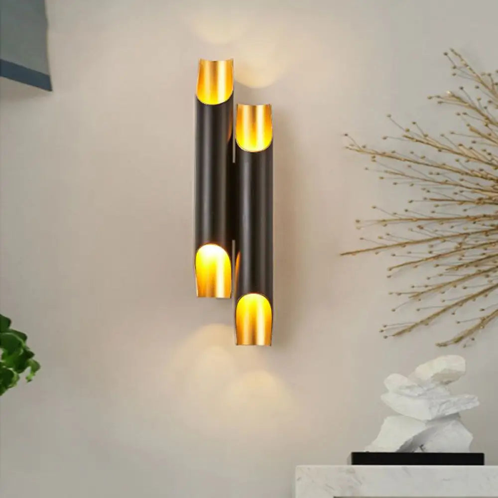 DecorBites™ Modern Tubular Aluminum Wall Sconce for Living Room Lighting