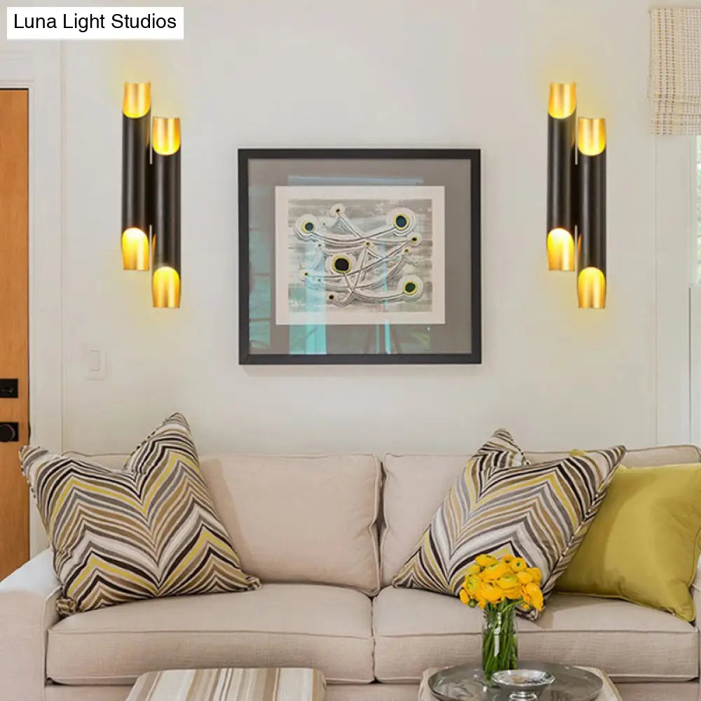 DecorBites™ Modern Tubular Aluminum Wall Sconce for Living Room Lighting