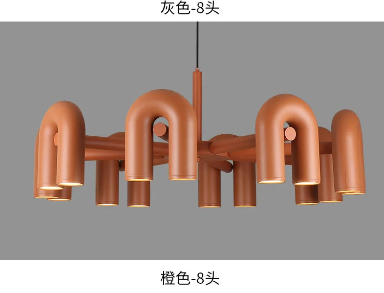 DecorBites™ Modern U-Shaped LED Ceiling Chandelier