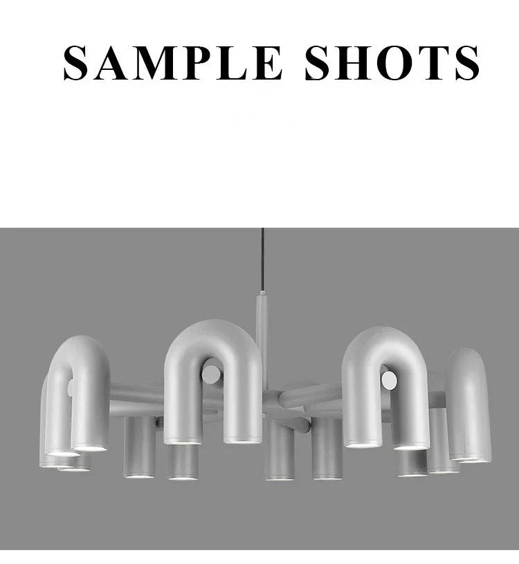 DecorBites™ Modern U-Shaped LED Ceiling Chandelier