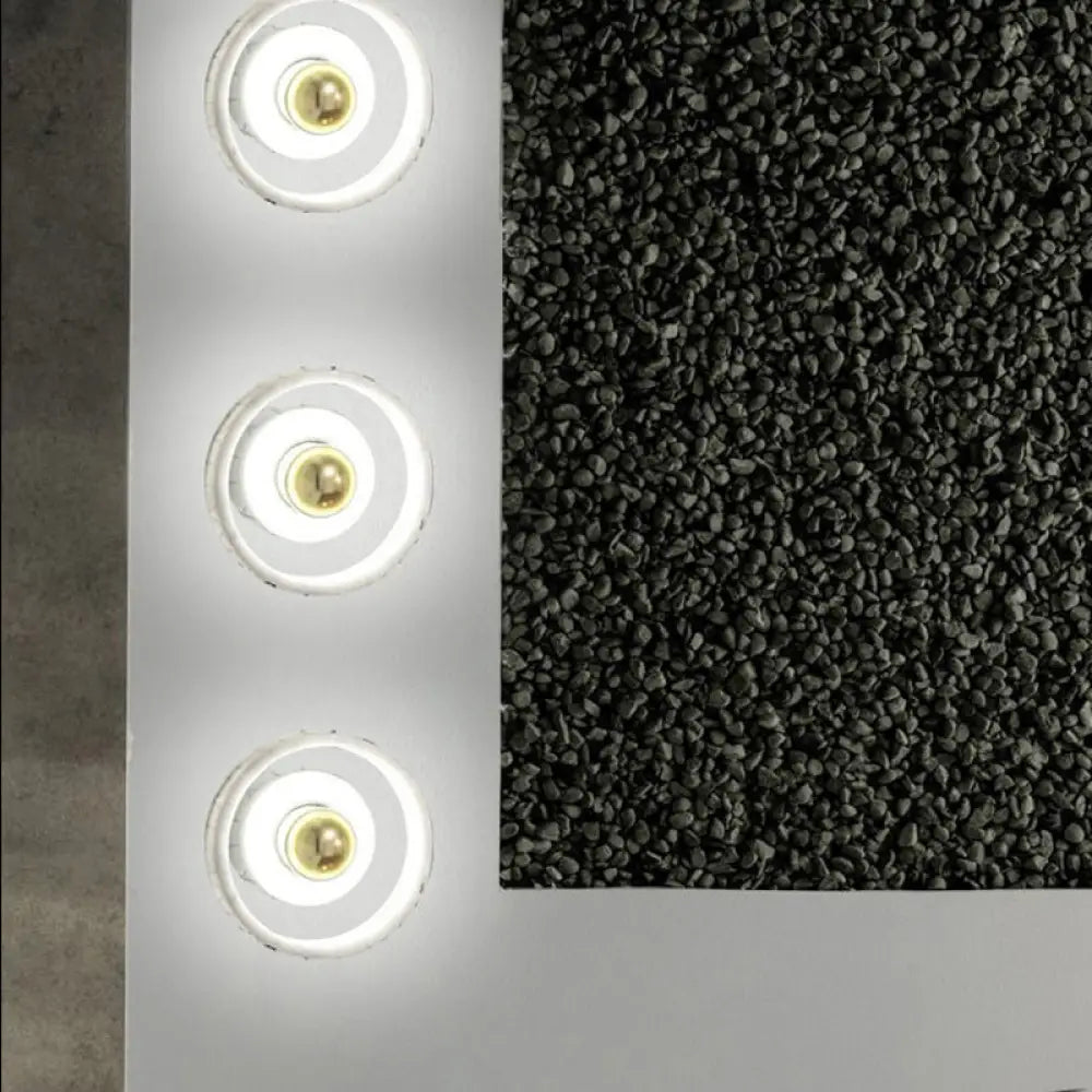 DecorBites™ Modern White-Gold Circle Sconce Lighting - Designer Wall-Mounted Marble Light with 1 Bulb