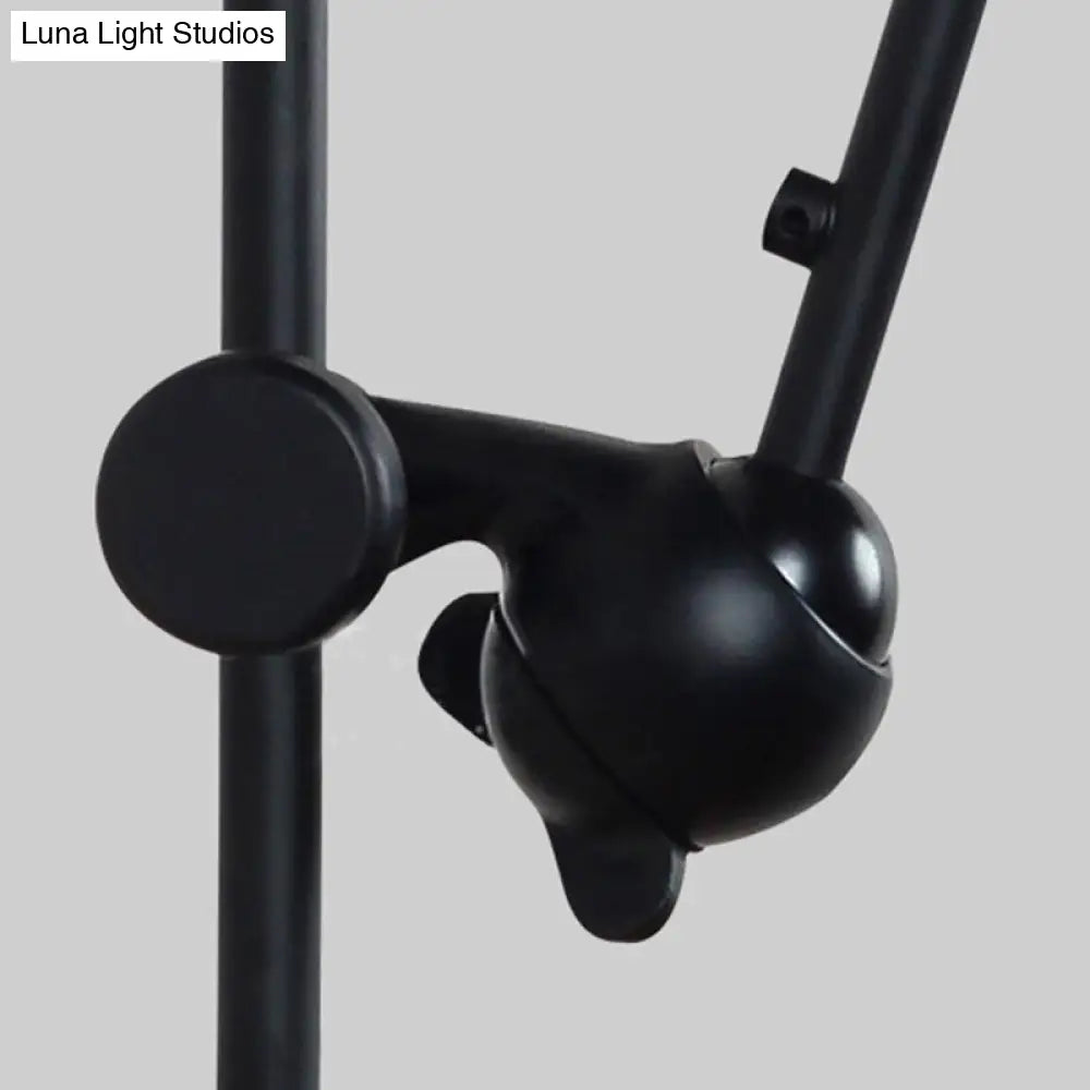 DecorBites™ Modernist Style Black/White Dome Shade Wall Light with Adjustable Metal Lamp - Ideal for Dining Room