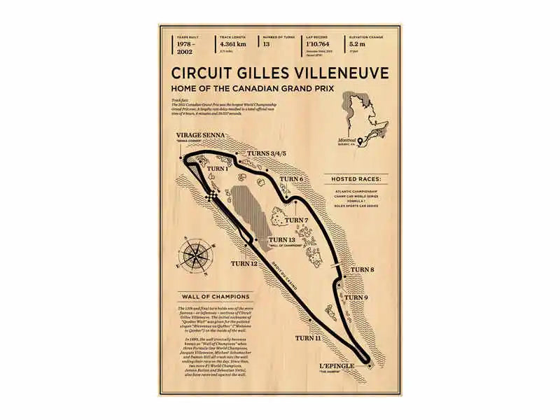 DecorBites™ Monaco Grand Prix F1 Racing Poster Art
