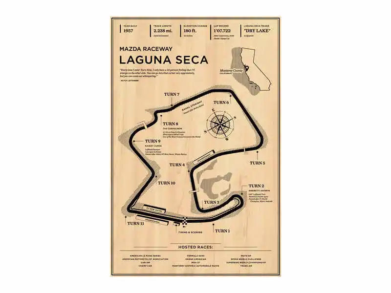 DecorBites™ Monaco Grand Prix F1 Racing Poster Art