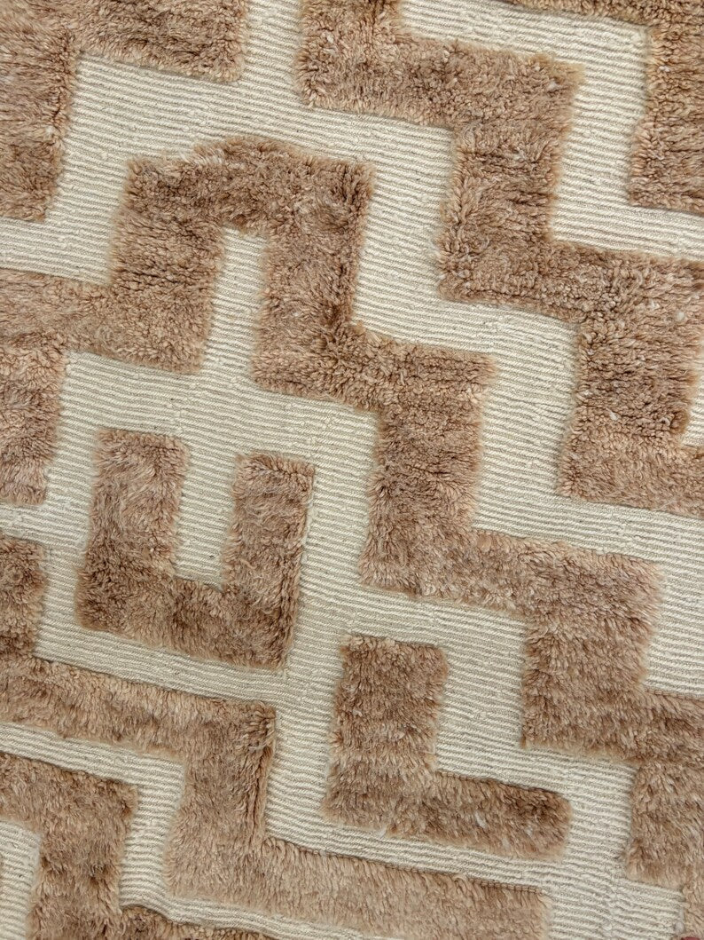 DecorBites™ Moroccan Handmade Beni Ouarain Rug 3m x 2m
