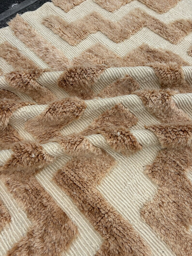 DecorBites™ Moroccan Handmade Beni Ouarain Rug 3m x 2m