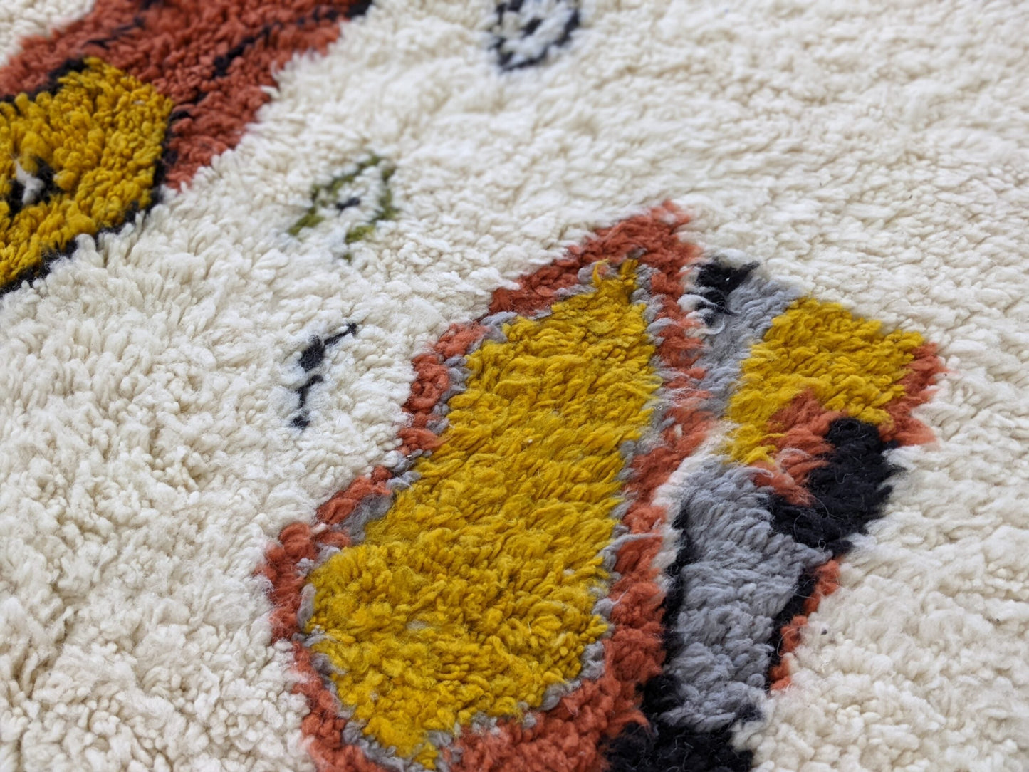 DecorBites™ Moroccan Handmade Traditional Azilal Carpet 242 X 154 Cm