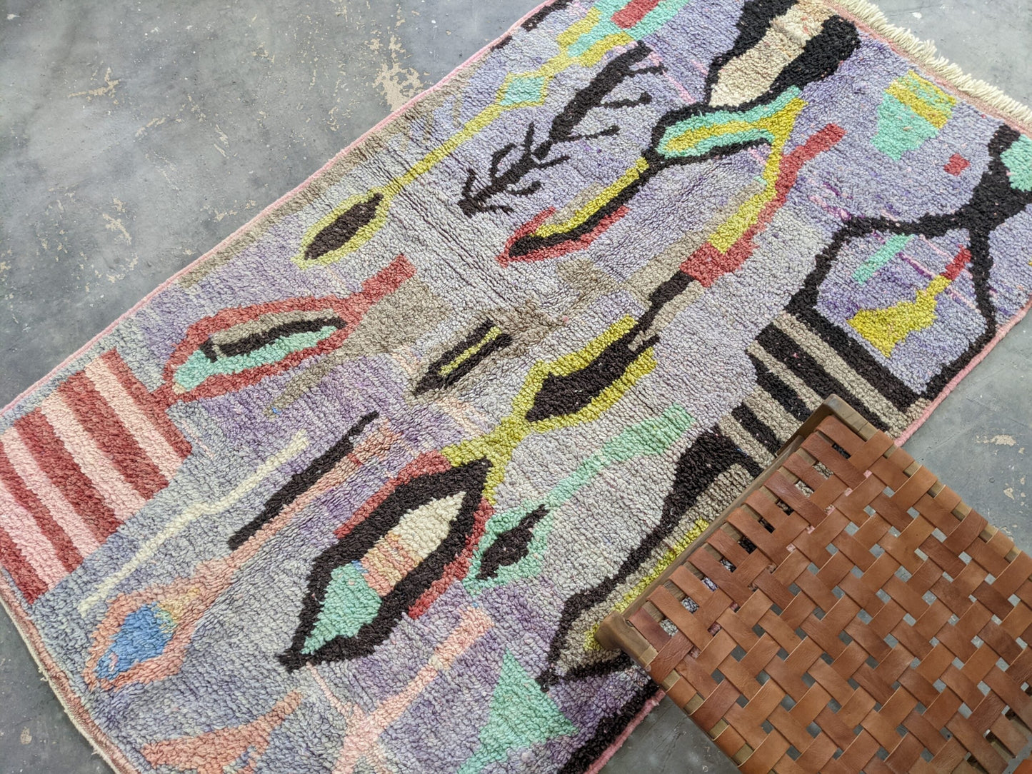 DecorBites™ Moroccan Handmade Traditional Azilal Rug 252 X 146 Cm