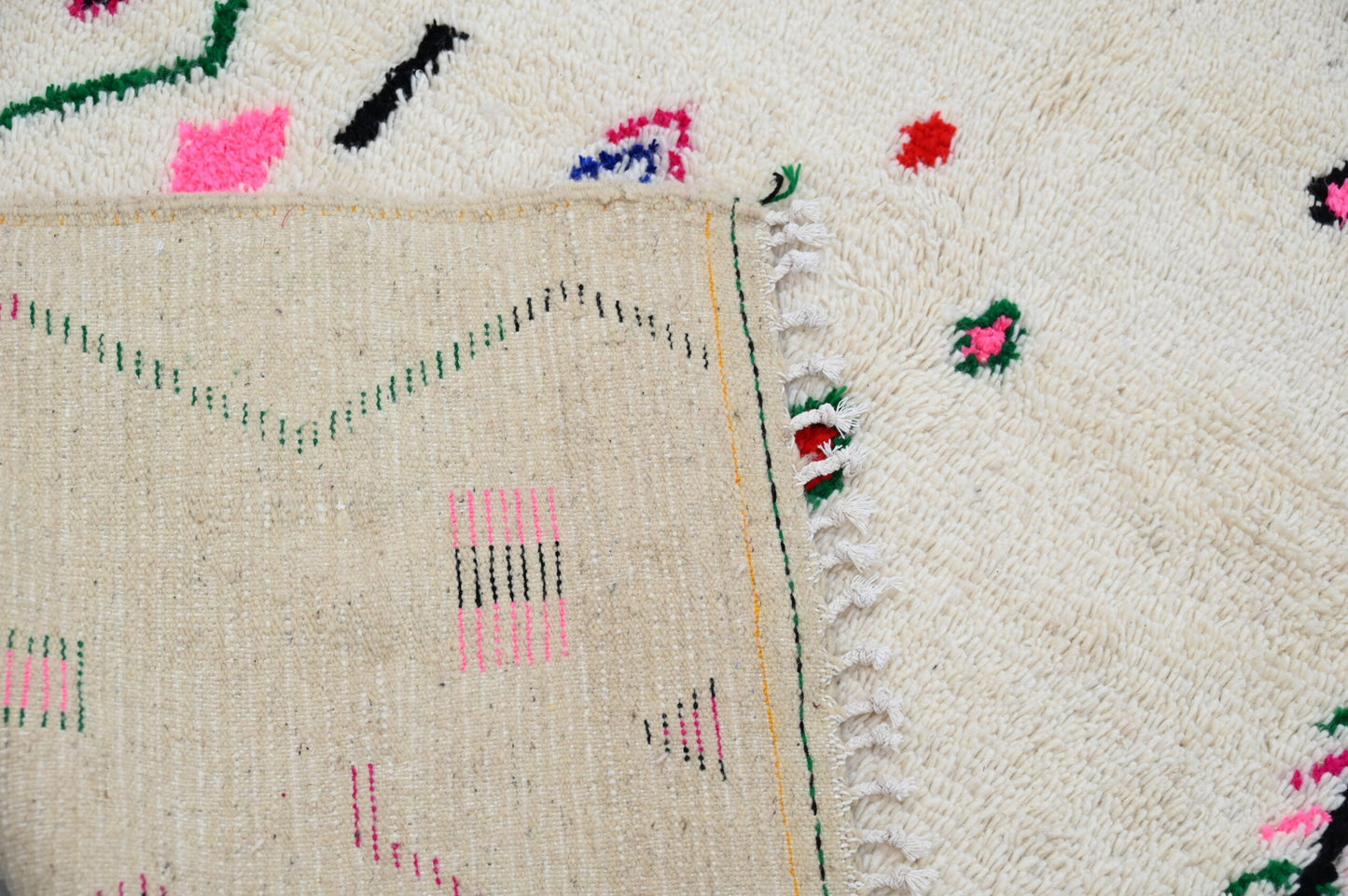 DecorBites™ Moroccan Handmade Traditional Azilal Rug 256 X 147 Cm