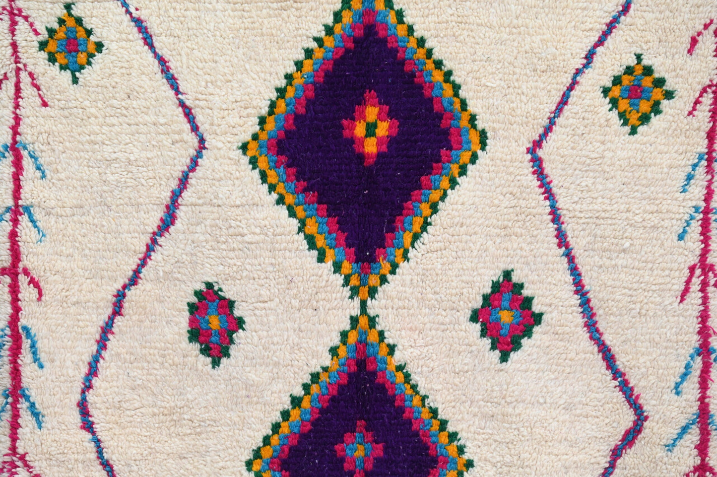 DecorBites™ Moroccan Handmade Traditional Azilal Rug 262 X 147 Cm