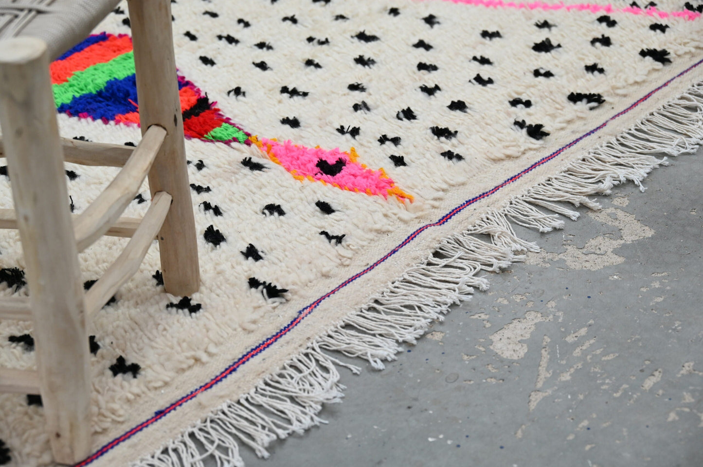 DecorBites™ Moroccan Handmade Traditional Azilal Rug 264 X 150 Cm