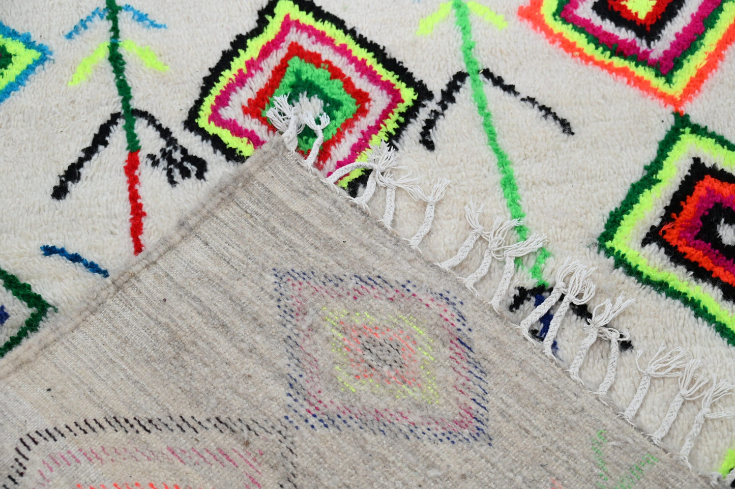 DecorBites™ Moroccan Handmade Traditional Azilal Rug 267 X 150 Cm