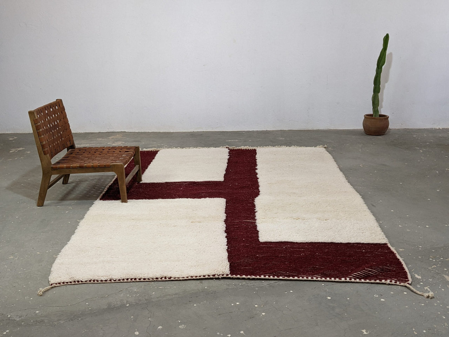 DecorBites™ Moroccan Handmade Traditional Beni Ouarain Rug 297 X 206 Cm