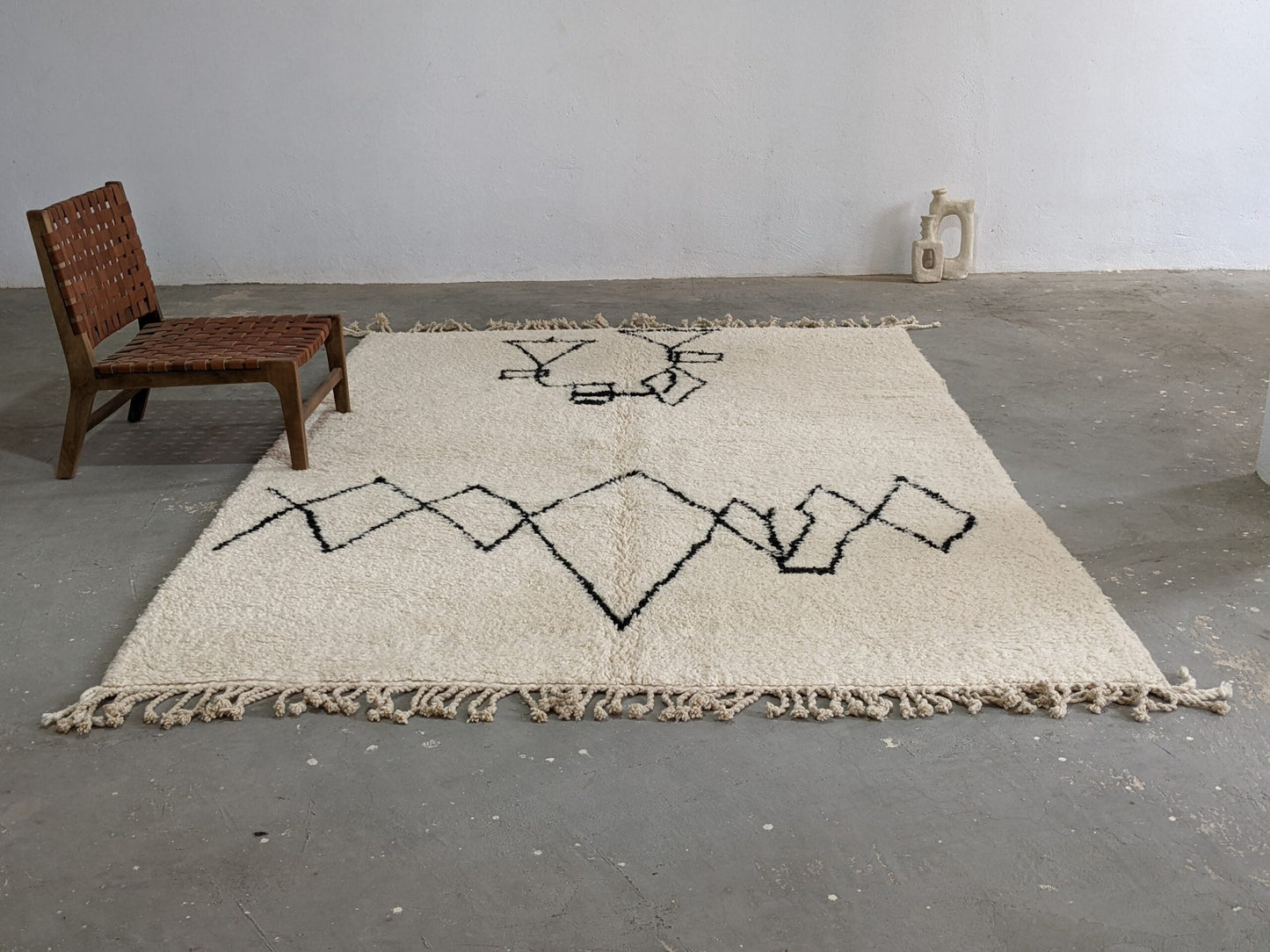 DecorBites™ Moroccan Handmade Traditional Beni Ouarain Rug 310 X 210 Cm