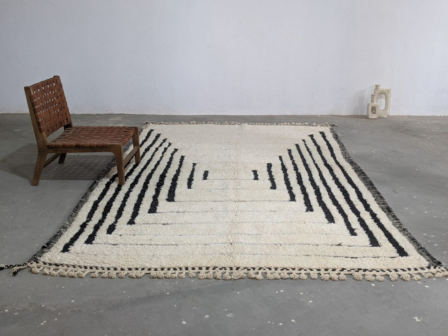 DecorBites™ Moroccan Handmade Traditional Beni Ouarain Rug 344 X 216 Cm