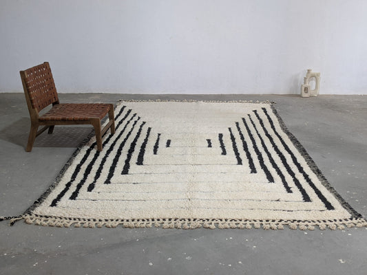 DecorBites™ Moroccan Handmade Traditional Beni Ouarain Rug 344 X 216 Cm