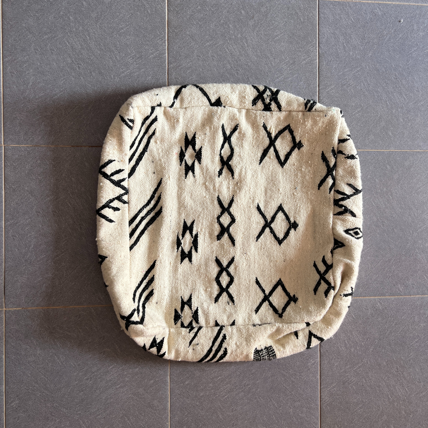 DecorBites™ Moroccan Handmade Traditional Pouf 60cm X 60cm X 20cm