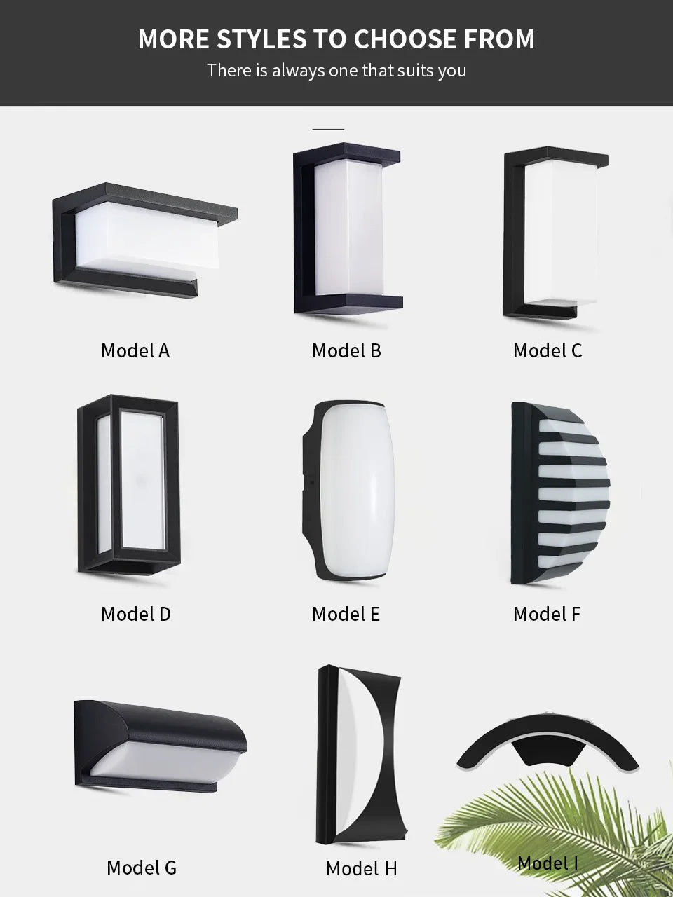 DecorBites™ Motion Sensor Outdoor Wall Light - Waterproof, Modern