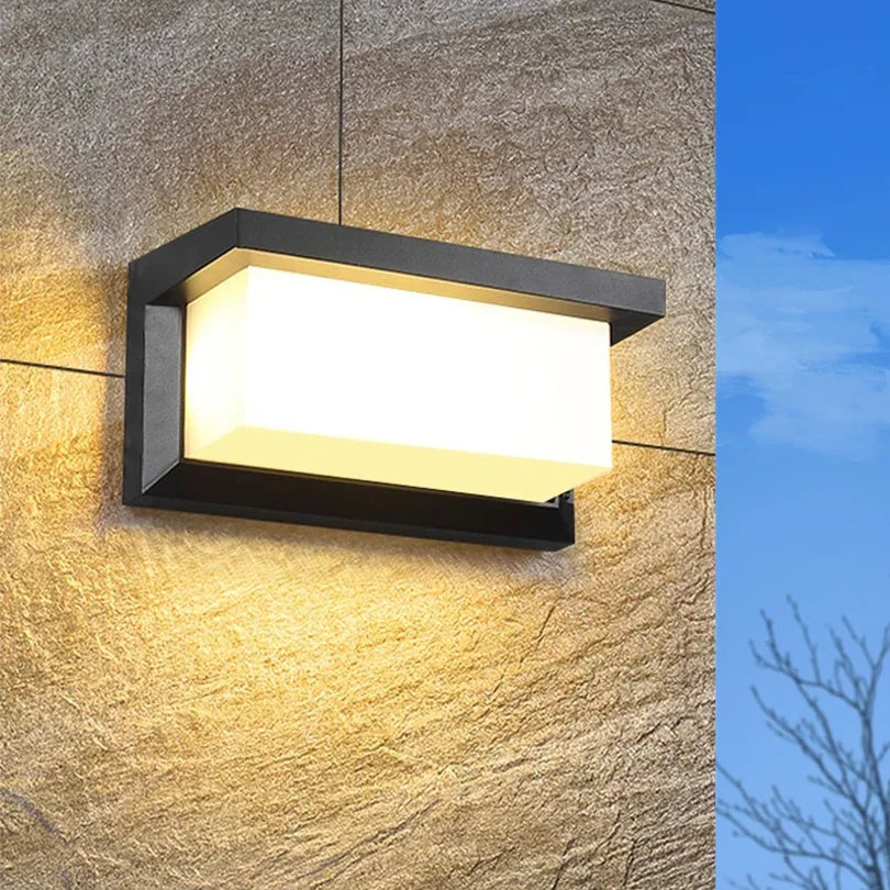 DecorBites™ Motion Sensor Outdoor Wall Light - Waterproof, Modern